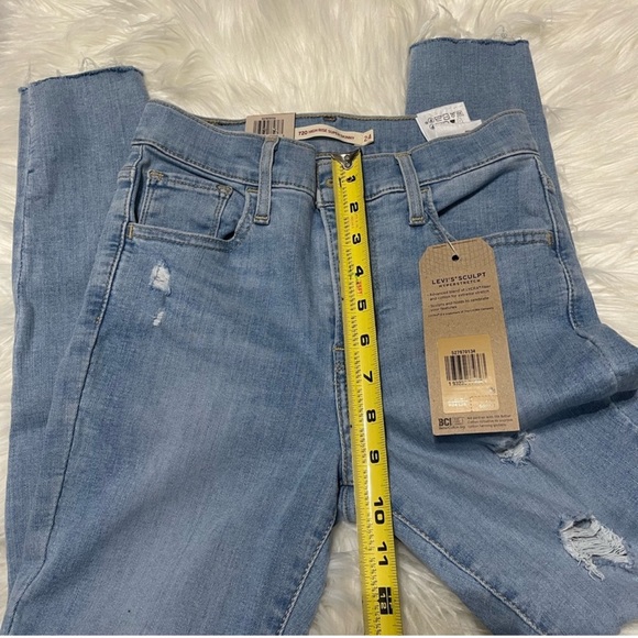 NWT Levi’s 720 High Rise Skinny Jeans - 24 - Picture 7 of 9